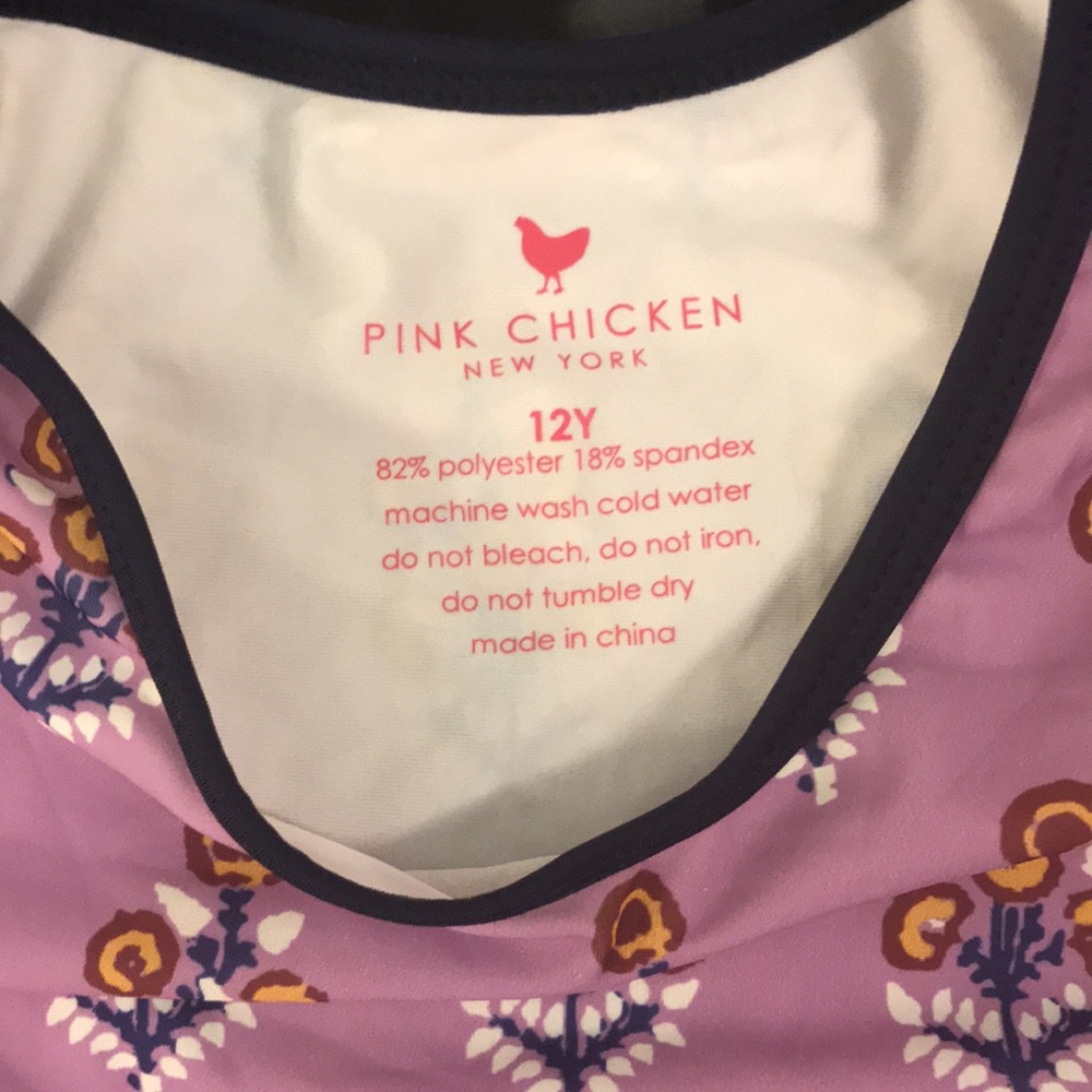 Pink Chicken Swim Rashguard - NWOT - Picture 4 of 4